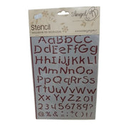 Stencil Alfabeto – Angel B