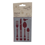 Stencil Posate – Angel B