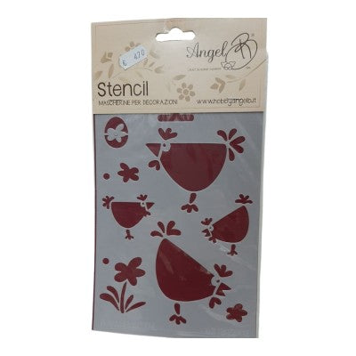 Stencil Galline – Angel B