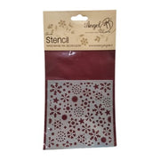 Stencil Fiocchi Di Neve E Fiori - Angel B