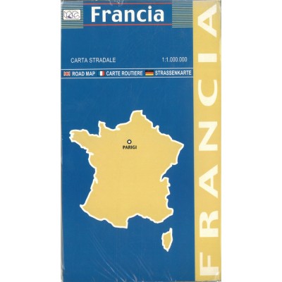 Francia Carta Stradale 1:1.000.000 Multilingua