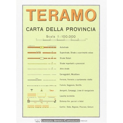 Teramo. Carta Della Provincia 1:100.000