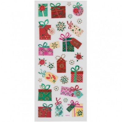 Stickers Con Brillantini - Pacchi Regalo - Wiler Stk167012