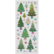 Stickers Con Brillantini – Alberi Di Natalestickers Con Brillantini – Fiocchi Di Neve - Wiler Stk167011