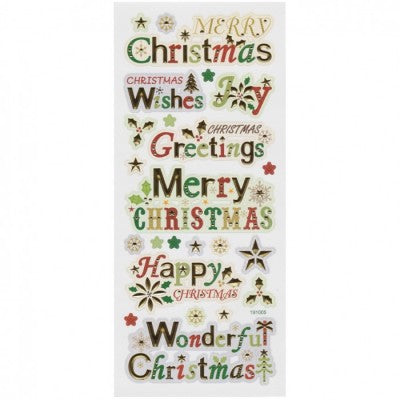 Stickers In Rilievo Con Stampa Metallizzata – Auguri - Wiler Stk191005