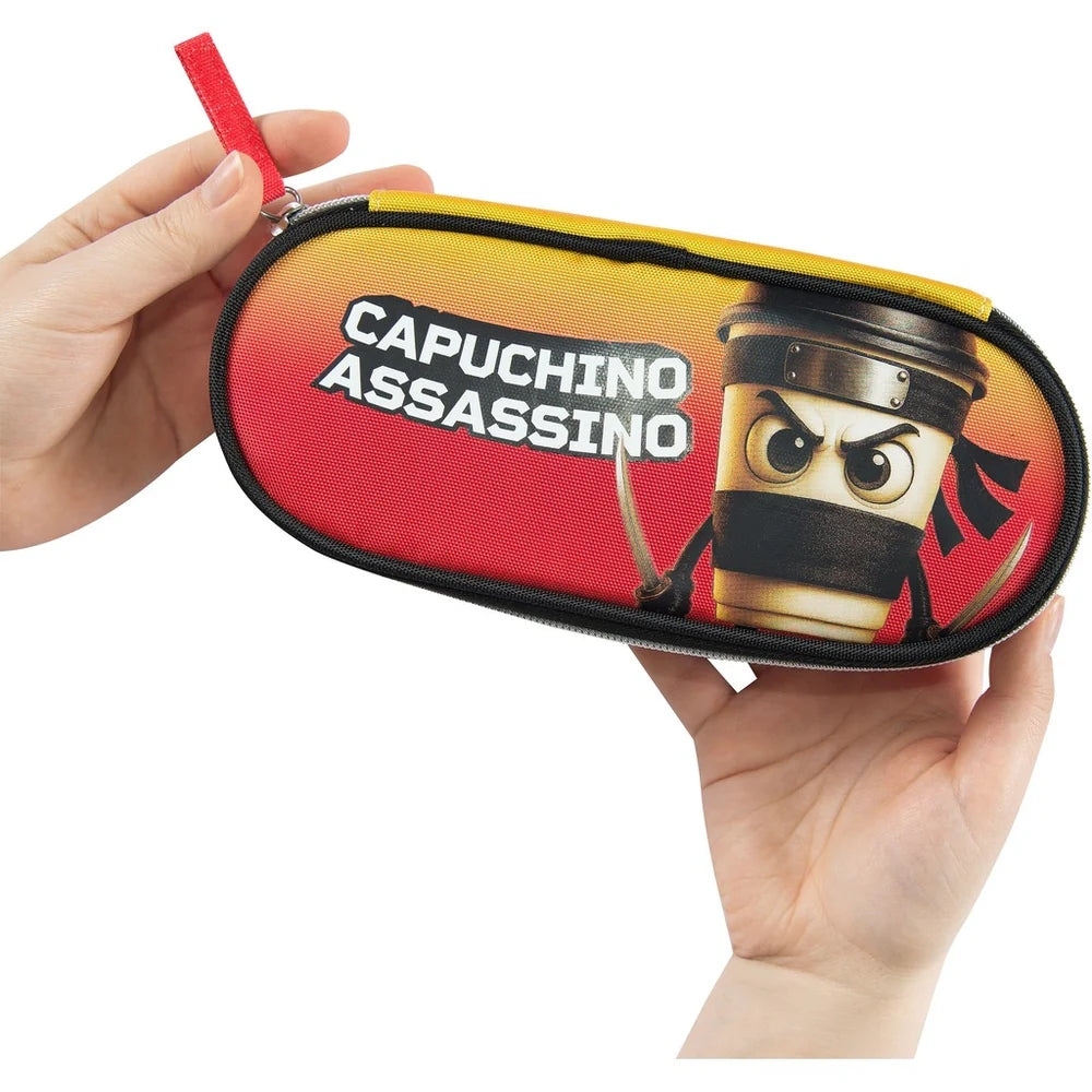 Astuccio ovale Skifidol Italian Brainrot Cappuccino Assassino