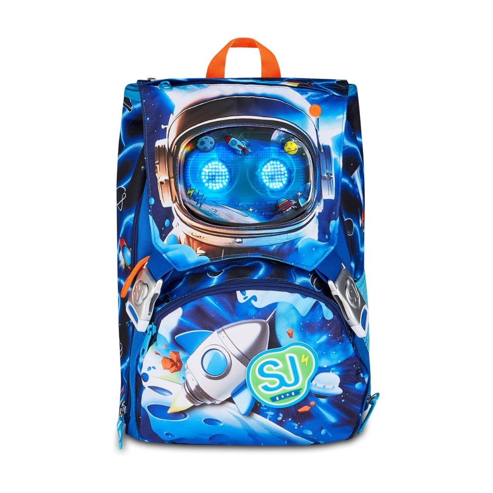 Sj Gang Style Jam Gang Zaino Scuola Estensibile Big Space Led Boy – Blu, 24 L