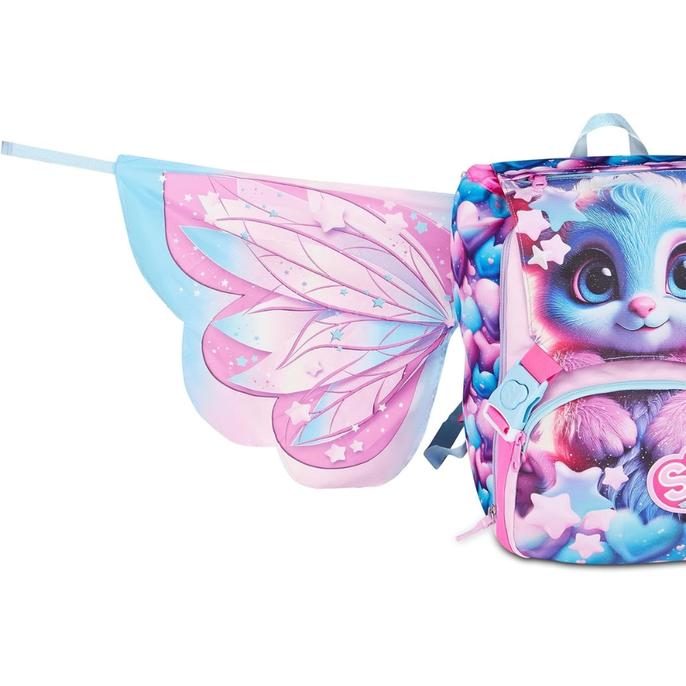 Sj Gang Style Jam Gang Zaino Scuola Estensibile Big Magical Fantasy Girl - Rosa, 24 L