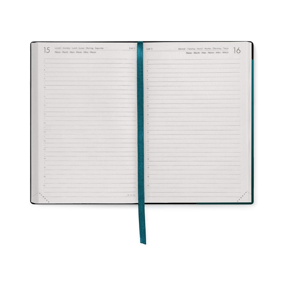 Agenda Giornaliera Medium 16 Mesi Settembre 2026 – Dicembre 2027 Legami Deep Teal