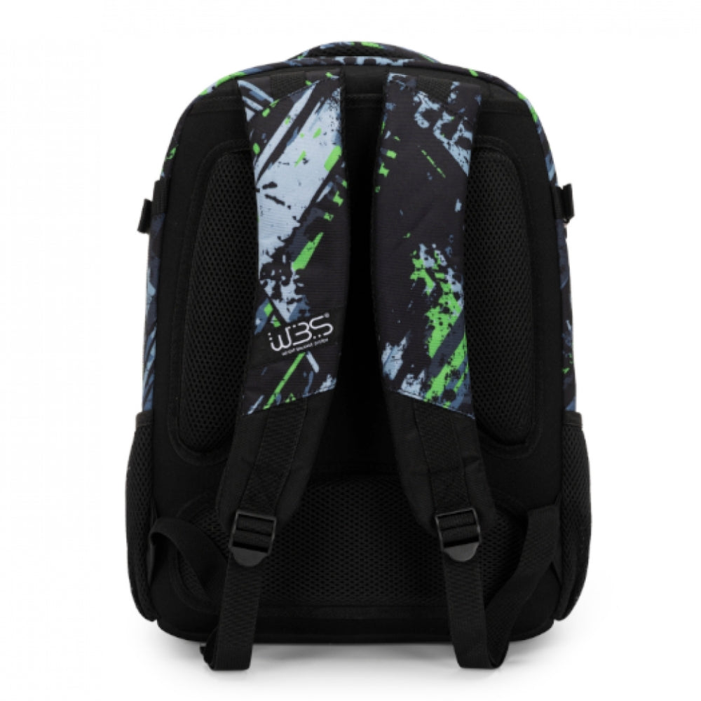 Zaino Organizzato Comix WBS Scratch – Verde/Nero