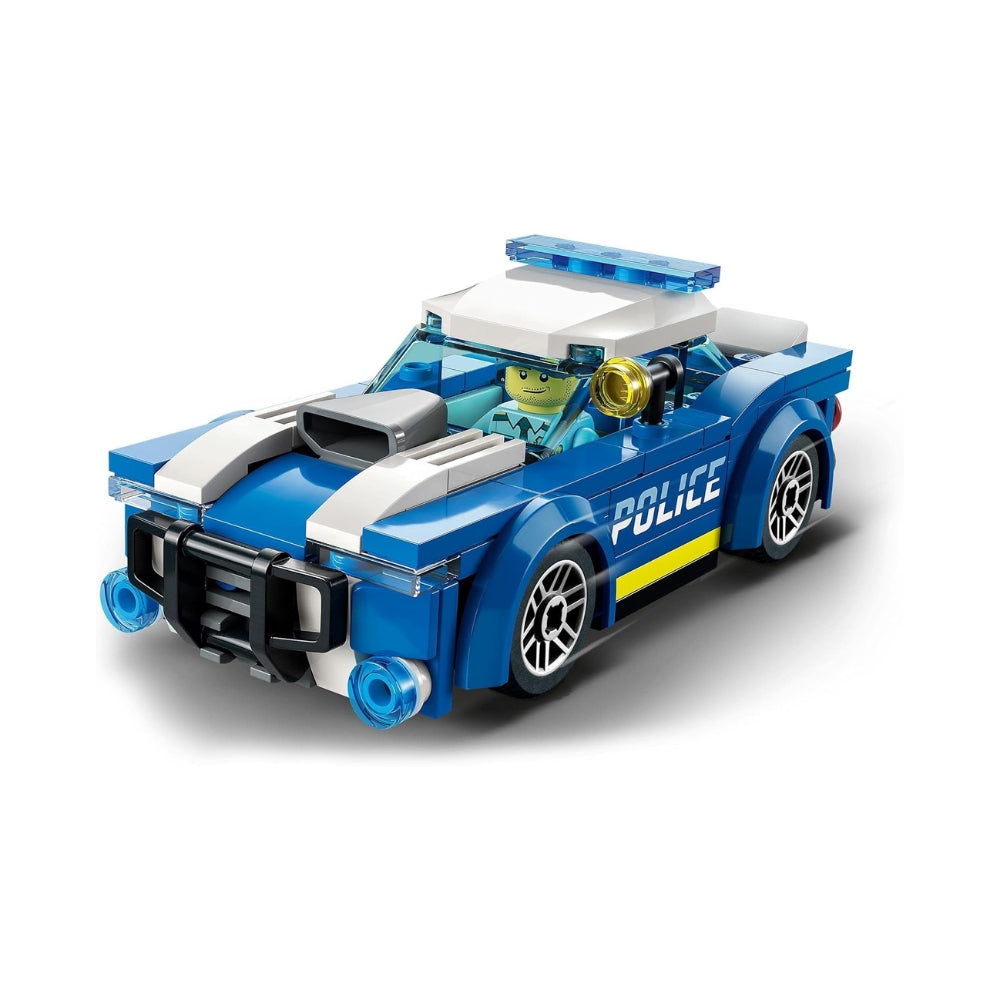 LEGO City Police Auto della Polizia, Set di Costruzione con Minifigure e Macchina Giocattolo per Bambini e Bambine da 5 Anni in su 60312