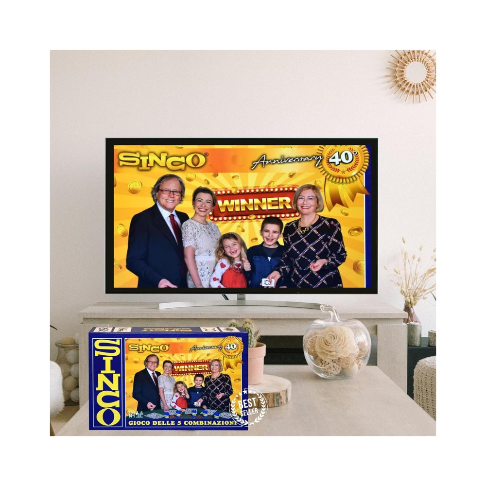 Ravensburger - Sinco | Giochi Da Tavolo Adulti | Edizione Speciale 40° Anniversario | Giochi Di Societa | Da 4 A 10 Giocatori | Gioco Da Tavolo Adulti