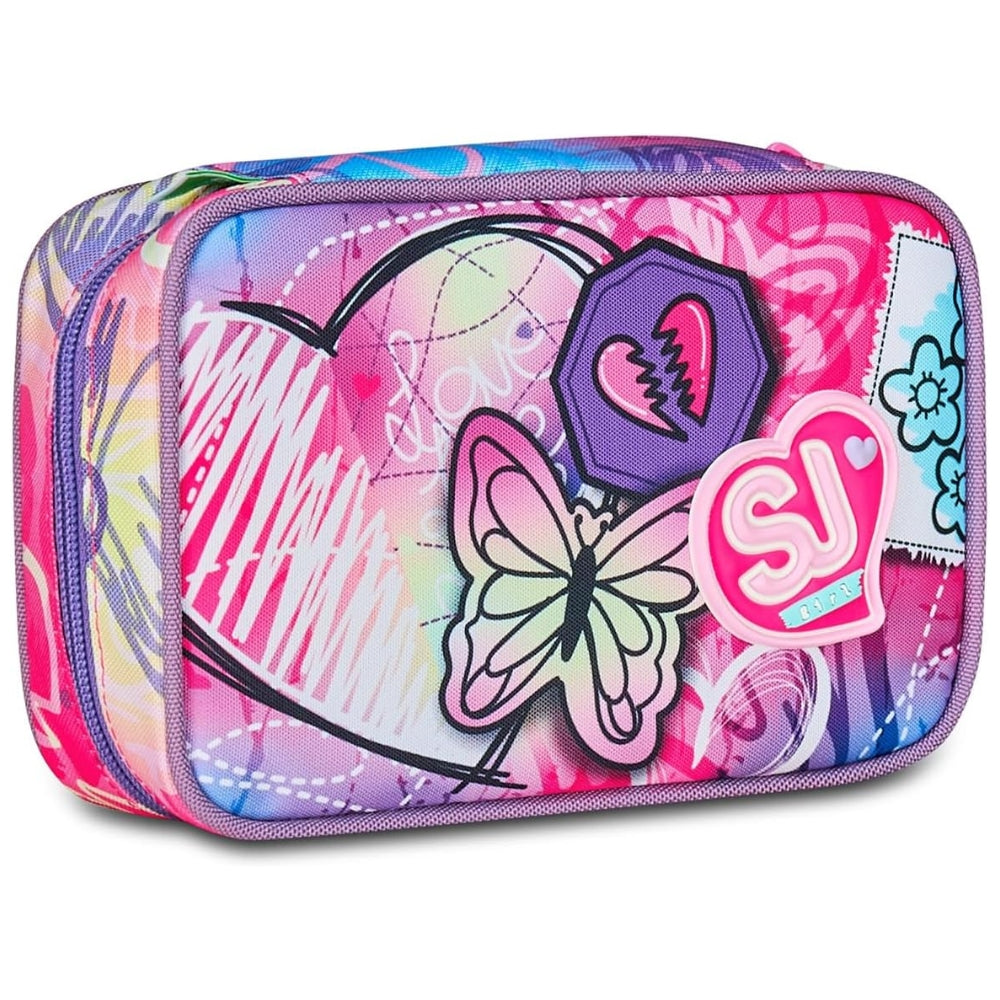 Astuccio Completo 1 Zip Sj Gang Speed Pad New - Tinypatch Girl - Viola/Rosa