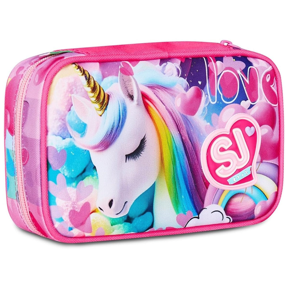 Astuccio Completo 1 Zip Sj Gang Speed Pad New - Flyunicorn Girl - Fucsia/Rosa