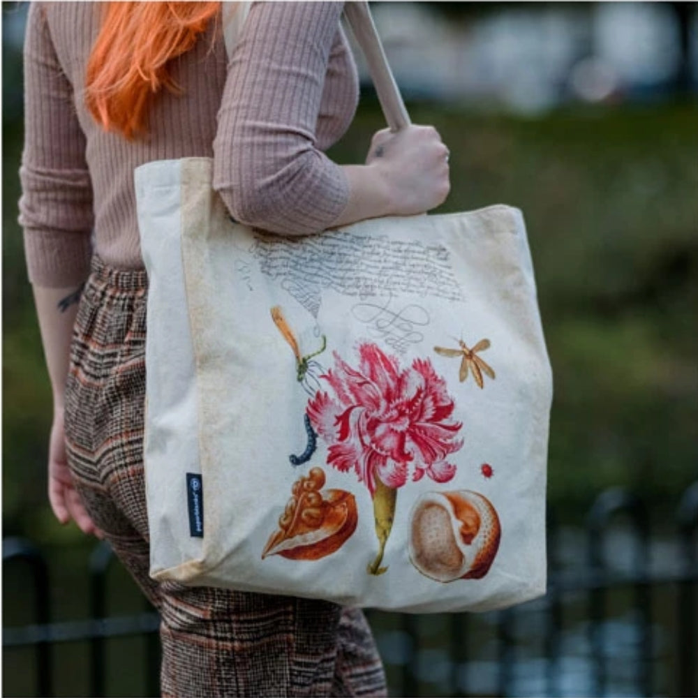 Borsa In Tela Paperblanks - Garofano Rosa - Mira Botanica