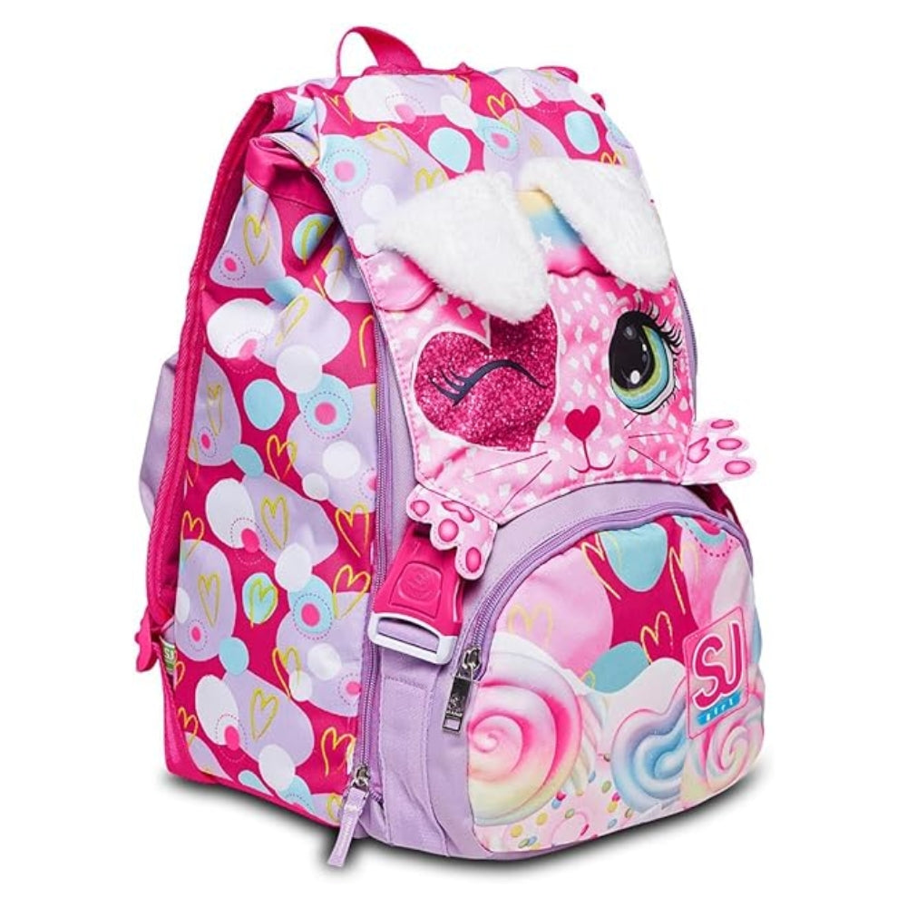 Zaino Estensibile Big SJ Girl Heart Lolly - Rosa/Lilla