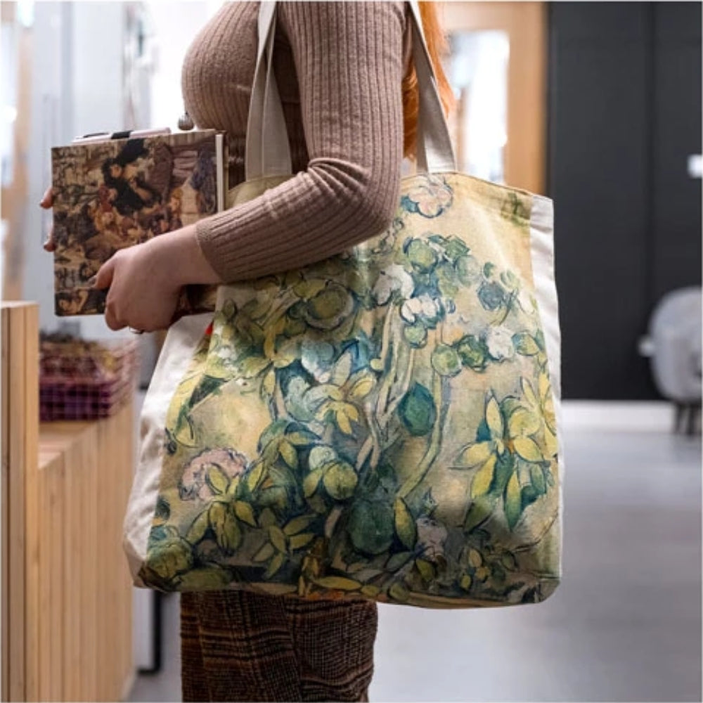 Borsa In Tela Paperblanks - Vasi di Terracotta e Fiori, Cezanne