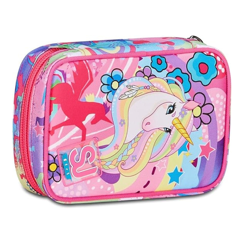 Astuccio Completo 1 Zip SJ Girl Speed Pad Unibraid - Rosa/Fucsia
