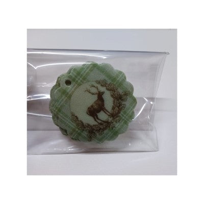 Set 6 Cerchietto Renna In Feltro - Verde