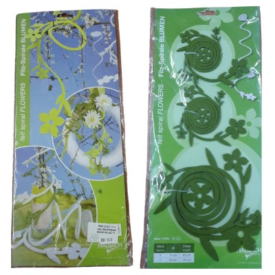 Spirale Feltro Verde - 3 Pezzi