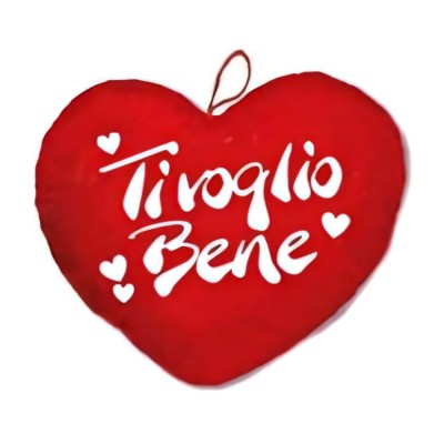 Cuore Peluche Ricamato 35cm – Ti Voglio Bene
