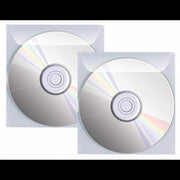 Favorit, Busta Porta Cd/dvd, 25 Pezzi, Formato Interno 12 X 12 Cm, Buccia D'arancia
