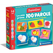 Sapientino Montessori Le Mie Prime 100 Parole Puzzle, Flashcards - Clementoni