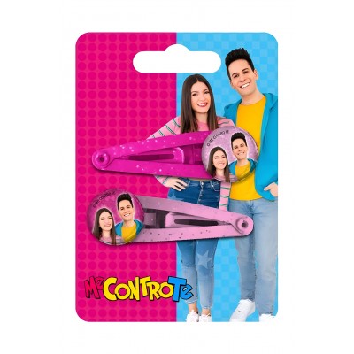 Set 2 Fermagli Per Capelli - Me Contro Te