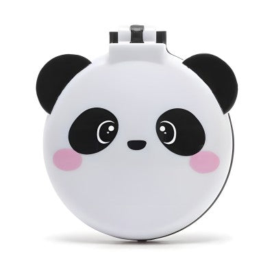 Spazzola Con Specchio - Nice Hair - White- Panda - Legami