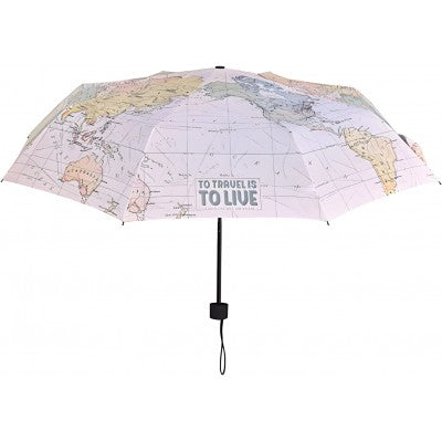 Ombrello Pieghevole, Custodia Inclusa - Tema Travel - Legami