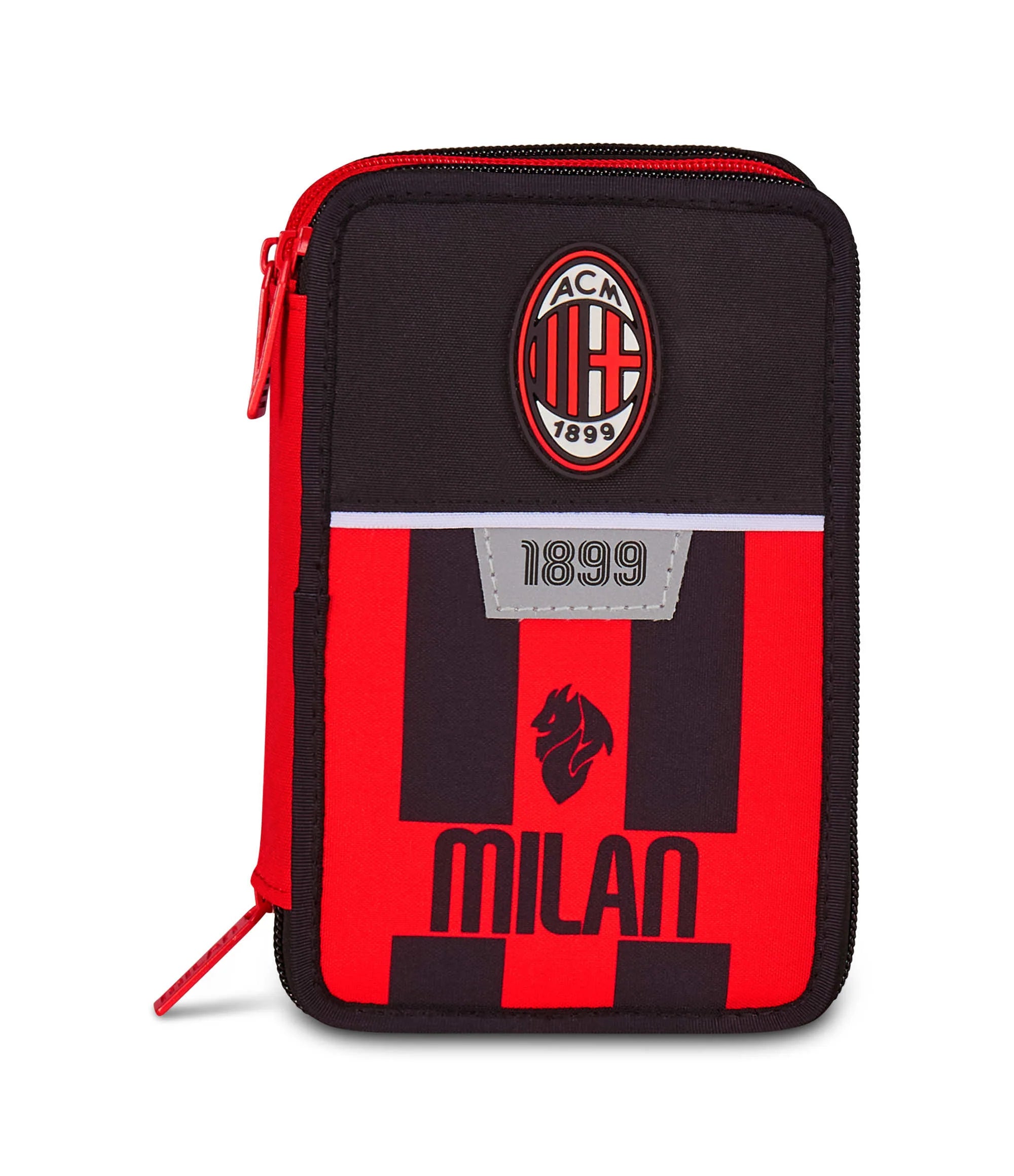 Astuccio Completo 3 Zip Milan Kick And Score - Seven