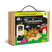 Ludattica - Quante Linee Nel Bosco! Ediz. A Colori. Con 2 Lavagnette Double-face + 6 Gessetti Colorati + Cancellino