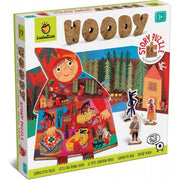 Ludattica - Woody Story Puzzle - Cappuccetto Rosso | Puzzle In Legno Bambini 3+ Anni Di 24 Pezz