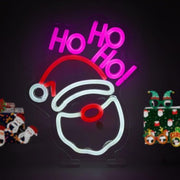 Legami - Insegna Luminosa Led A Effetto Neon, Santa Claus Babbo Natale