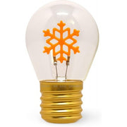 Legami - Lampada Da Tavolo A Forma Di Lampadina, Fiocco Di Neve, For Indoor Use Only, Ricaricabile Con Cavo Usb, Senza Fili