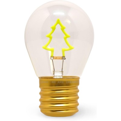 Legami - Lampada Da Tavolo A Forma Di Lampadina, Albero Di Natale, For Indoor Use Only, Ricaricabile Con Cavo Usb, Senza Fili