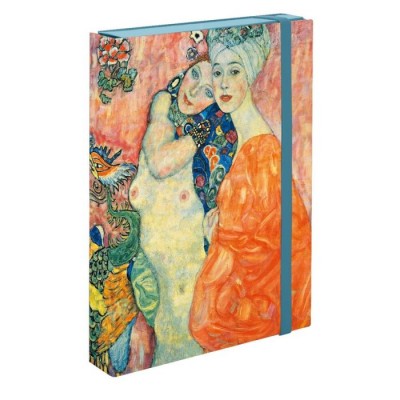 Scatola Progetti Con Elastico Image - Dorso 5 Cm - 33x25 Cm - G.klimt - Le Amiche