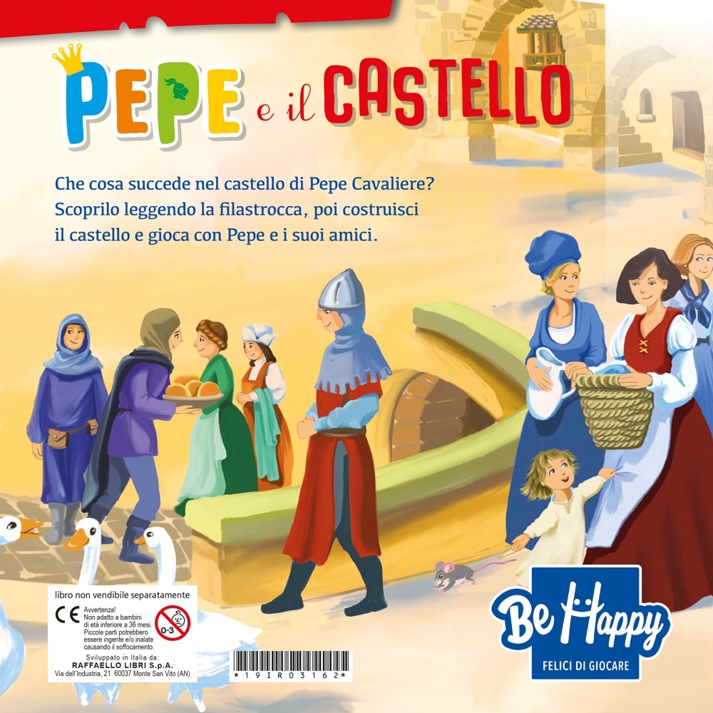Pepe E Il Castello, Con Puzzle 3D – Raffaello