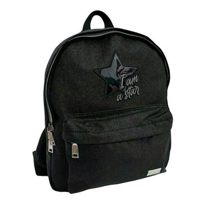 Mini Zaino Americano Tintaunita Glamour I Am A Star - Nero