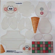 Panno Kraft 3d Zac Il Pupazzo Di Neve Renkalik