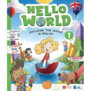 Hello World Vol.1 Exploring The World In English.student's Book & Workbook. Wonder Magazine, My World Picture Dictionary.