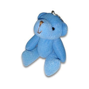 Portachiavi Orsetto Peluche Azzurro