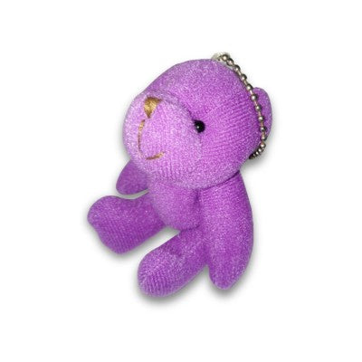 Portachiavi Orsetto Peluche Fucsia