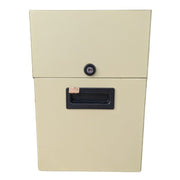 Schedario In Metallo Flex 30x23,5x34,5 Cm Chiusura Con Chiave E 2 Divisori