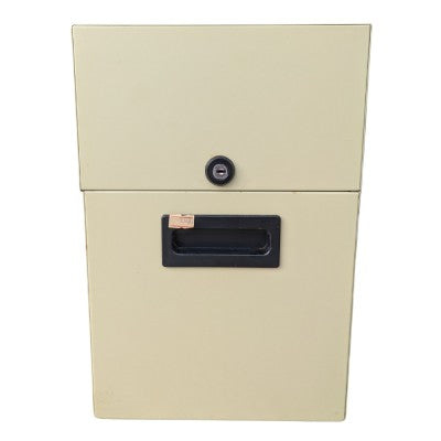 Schedario In Metallo Flex 30x23,5x34,5 Cm Chiusura Con Chiave E 2 Divisori