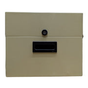 Schedario In Metallo Flex 30x32x26,5 Cm Chiusura Con Chiave E 2 Divisori