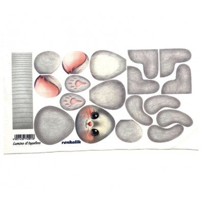 Panno Kraft 3d Lumino Il Topolino Renkalik