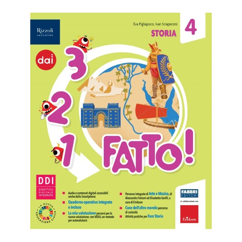 3,2,1 Fatto! Storia E Geografia 4-5 (vol. 1)