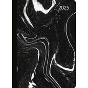 Agenda Giornaliera 12 Mesi 2025 Style Marble - Alpha Edition - 10,7 X 15,2 Cm