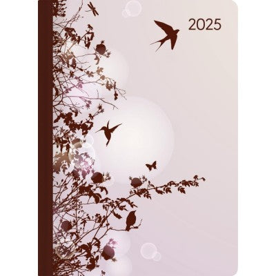 Agenda Giornaliera 12 Mesi Style Hummingbird Tree 2025 - Alpha Edition - 10,7 X 15,2 Cm